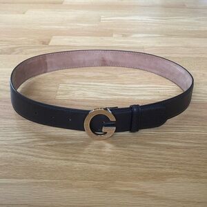 Men’s 32” Brown Leather Gucci Belt